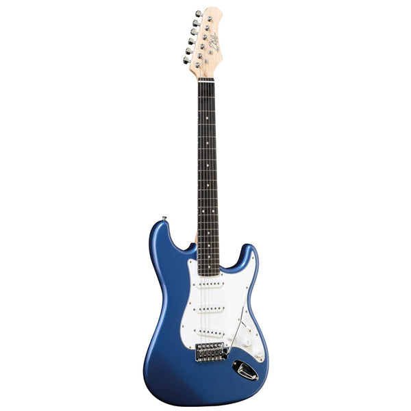 Eko S-300 Metallic Blue Chitarra Elettrica Stratocaster controllo 1x Vol 2x Tono