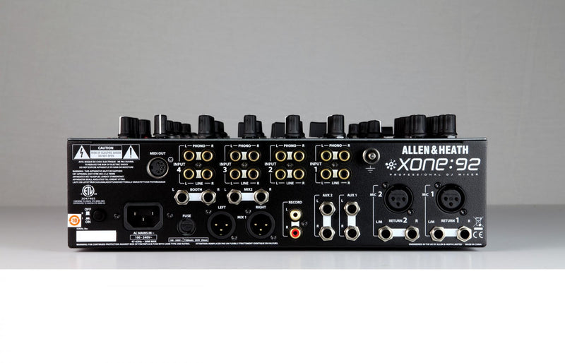 Allen & Heath Xone:92 Mixer Analogico Professionale 6 Canali e 2 In Mic FX x Dj