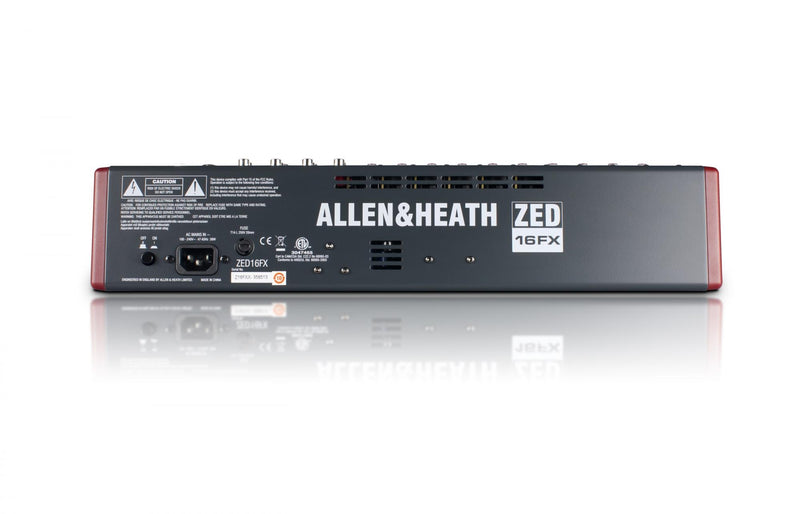 Allen & Heath ZED-16FX Mixer Professionale 16 Canali FX USB In/Out configurabili