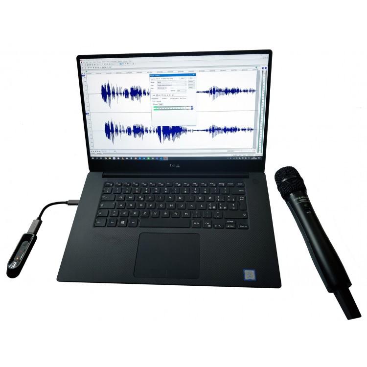 Proel U24H Microfono Wireless USB Profess. Dinamico Palmare x Voce Canto Karaoke