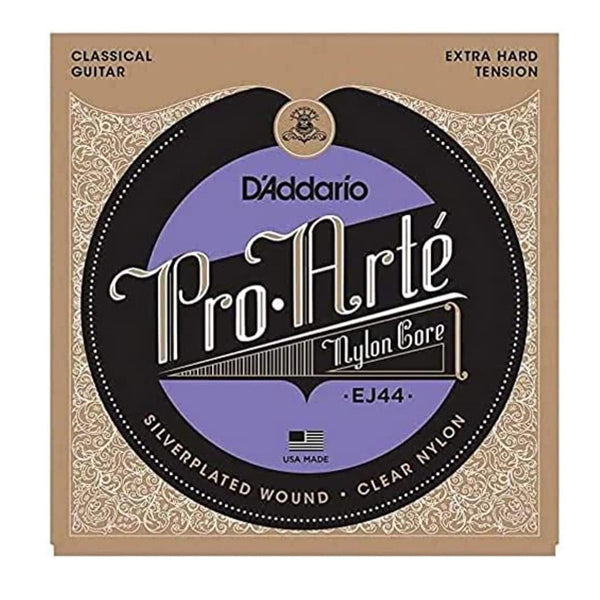 D'Addario EJ44 Pro Arté Extra Hard Tension Silver Plated Corde Chitarra Classica