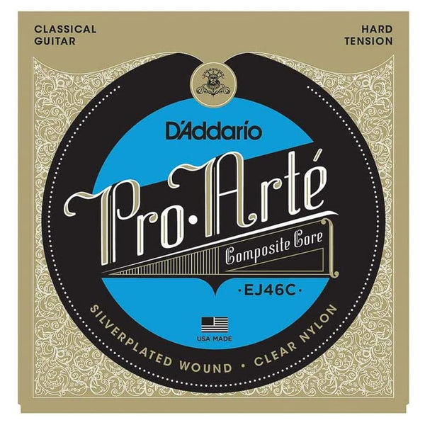 D'Addario EJ46C Pro Arté Hard Tension Silver Plated Corde Chitarra Classica