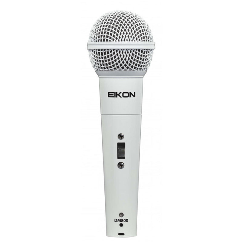 Proel EIKON DM800WH Microfono Dinamico x Canto Voce Bianco + Cavo Cannon XLR M/F