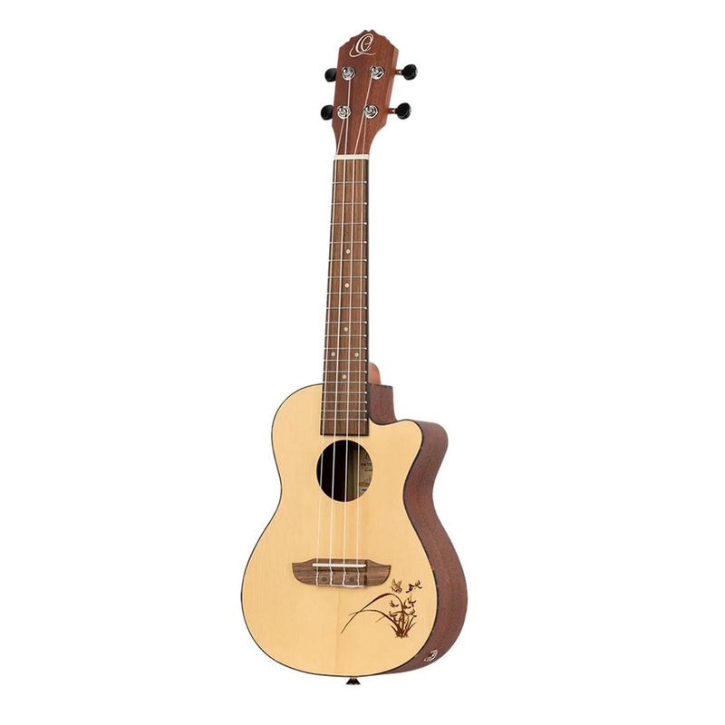 Ortega RU5CE Ukulele Classico da Concerto Serie Bonfire 18 Tasti con elettronica