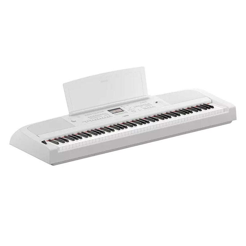 Yamaha DGX-670WH Pianoforte Tastiera Digitale Greaded Hammer 88 Tasti, Bianco