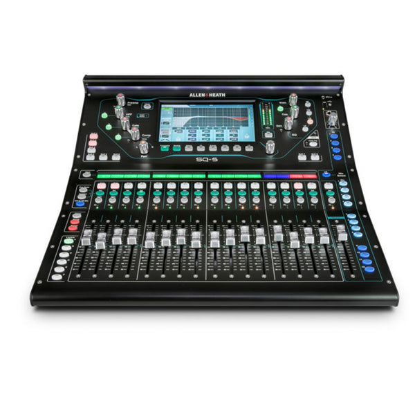 Allen & Heath SQ5 Mixer Professionale Digitale a 48 Canali e 36 Bus 17 Fader