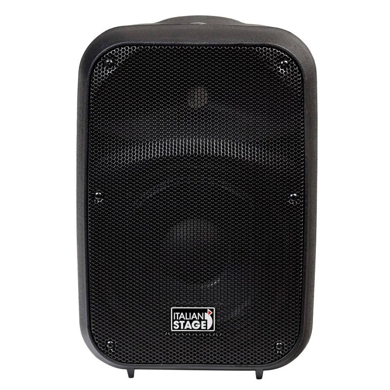 Italian Stage IS SPX08A Cassa Attiva 300w picco da 8" Peak spl 123 dB, Nero