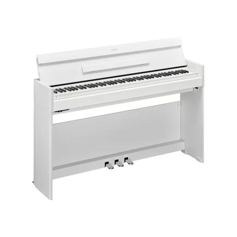 Yamaha YDP-S55WH Pianoforte Tastiera Digitale 88 Tasti Pesati, Bianco