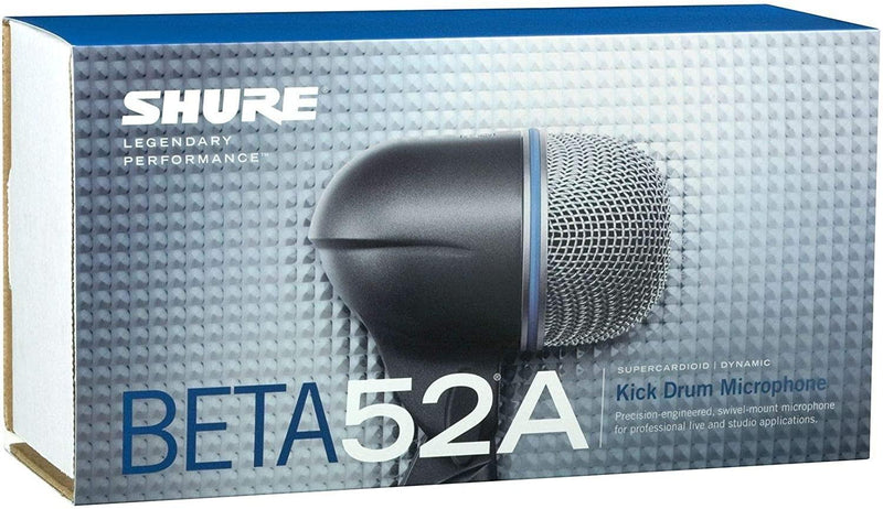 Shure BETA52A Microfono Dinamico SuperCardioide a filo x Batteria Gran Cassa