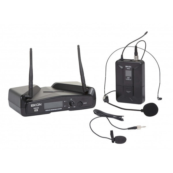 B-STOCK GARANTITO Proel EIKON WM300H radiomicrofono archetto UHF wireless, Nero