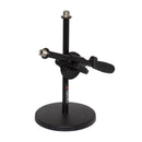 Proel DST150BK Asta Nana doppia da tavolo per microfono con giraffa, Nero Opaco