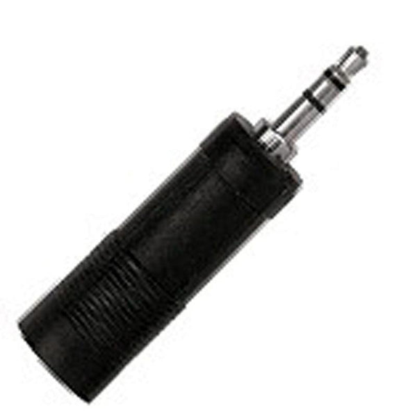 Proel AT120 Adattatore jack 3.5 mm stereo a jack 6.3 mm Femmina Stereo, Nero