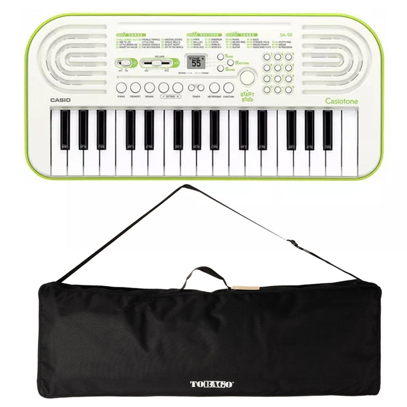 Casio SA-50 Mini Tastiera 32 tasti + Tobago HTO KBL04 Borsa Custodia x tastiera