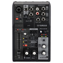 Yamaha AG03 MK2 B Mixer Live Streaming a 3 Canali con Interfaccia Audio USB Nero