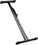 Konig & Meyer 18962 Supporto Stand ad X Professionale per tastiera, Nero Opaco