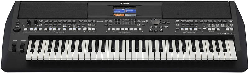 Yamaha PSR-SX600 Tastiera Digitale Workstation Arranger 61 Tasti Dinamici, Nero