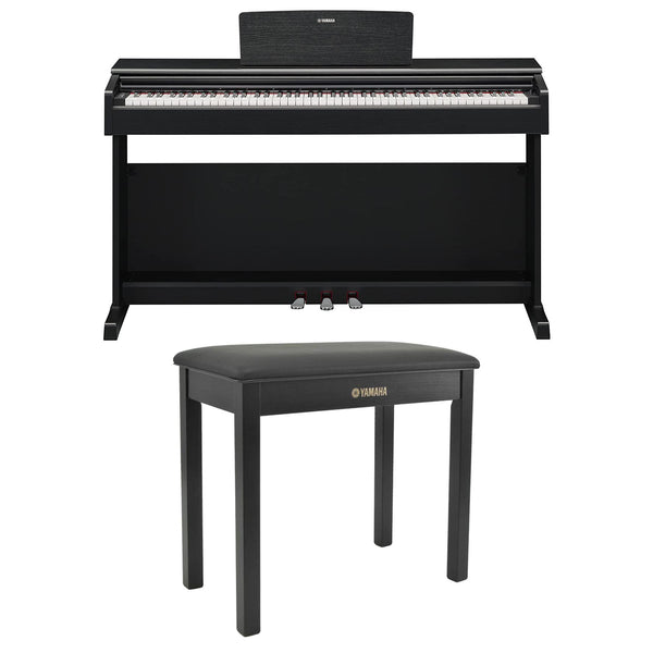Yamaha YDP-145B Arius Pianoforte Digitale 88 Tasti Pesati + B-1B Panchetta, Nero