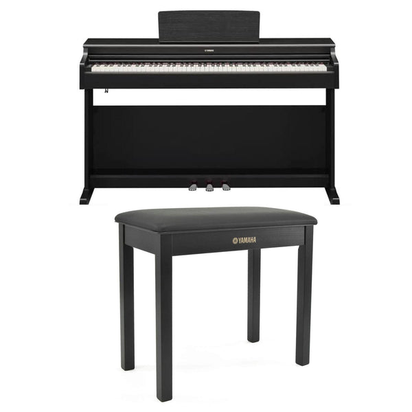 Yamaha YDP-165B Arius Pianoforte Digitale 88 Tasti Pesati + B-1B Panchetta Nero
