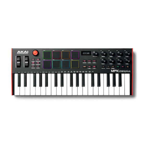 Akai MPK Mini Plus Mini Tastiera Controller a 37 Tasti USB MIDI a 8 Pad