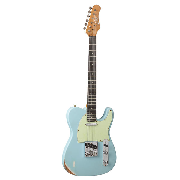 Eko VT-380 Relic Daphne Blue Chitarra Elettrica 22 Tasti Selettore pickup 3-Vie