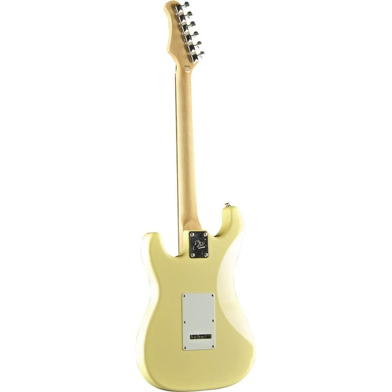 Eko S-300 Stratocaster Cream Chitarra Elettrica configurazione S/S/S, Crema