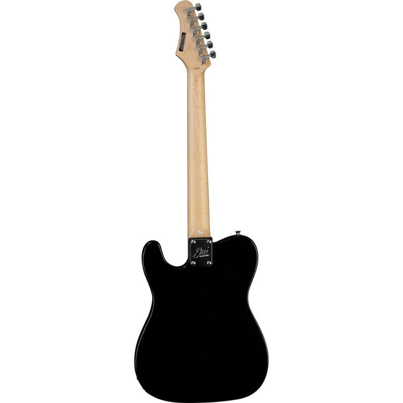 Eko VT-380 Black Chitarra elettrica 22 tasti con forma TELE con 2 PickUp, Nero