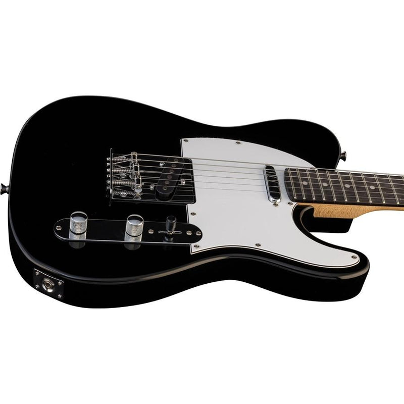 Eko VT-380 Black Chitarra elettrica 22 tasti con forma TELE con 2 PickUp, Nero