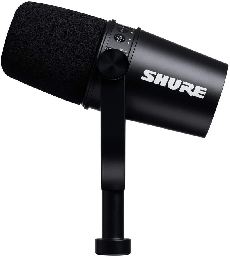 Shure MV7-K Podcast Microfono Professionale Dinamico uscita USB o Cannon XLR M