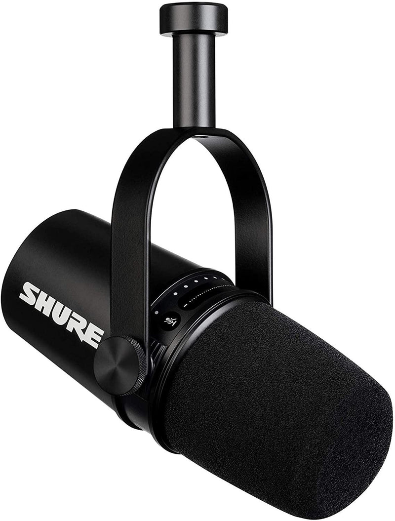 Shure MV7-K Podcast Microfono Professionale Dinamico uscita USB o Cannon XLR M