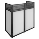 Vonyx DB4 Pro DJ Booth System 1.1m Lycra Stazione consolle perforata pieghevole