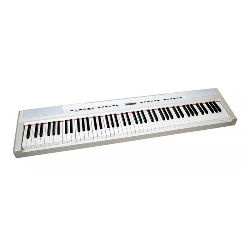 FBT E-Chord SP10 WHT Pianoforte Digitale 88 Tasti Pesati 128 Voci, Bianco