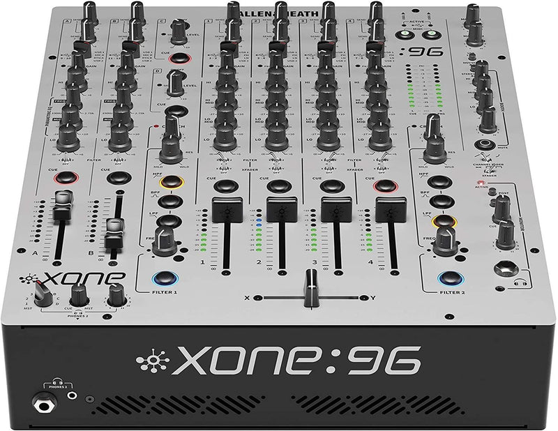 Allen & Heath Xone:96 Mixer Professionale Analogico e Digitale 6 Canali, Silver