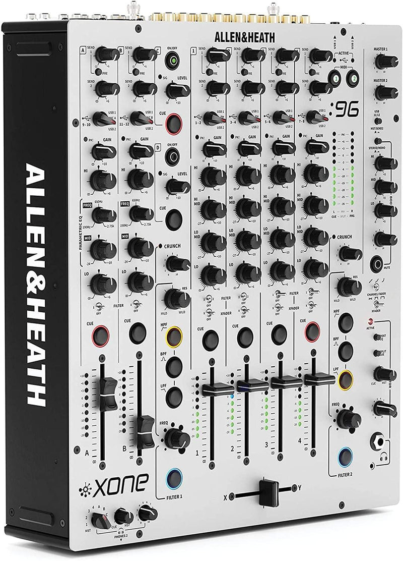 Allen & Heath Xone:96 Mixer Professionale Analogico e Digitale 6 Canali, Silver