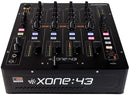 Allen & Heath Xone:43 Mixer Professionale analogico per Dj 4 canali con FX, Nero