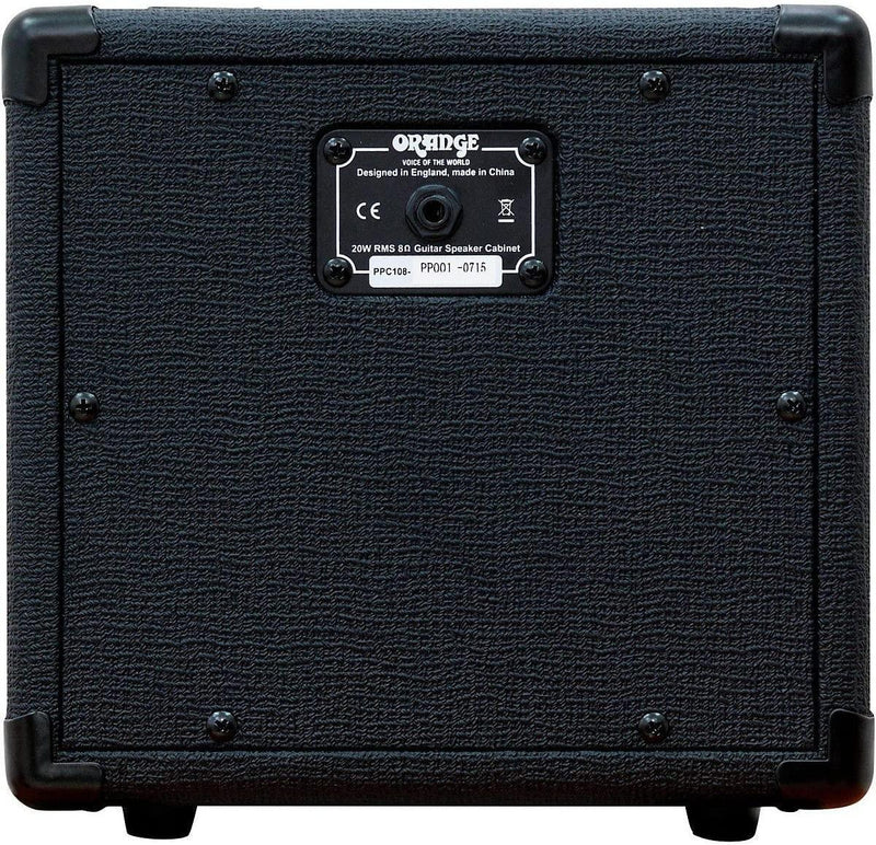 Orange PPC108 BK Amplificatore Cabinet per Chitarra 1x8" 20w, Nero.