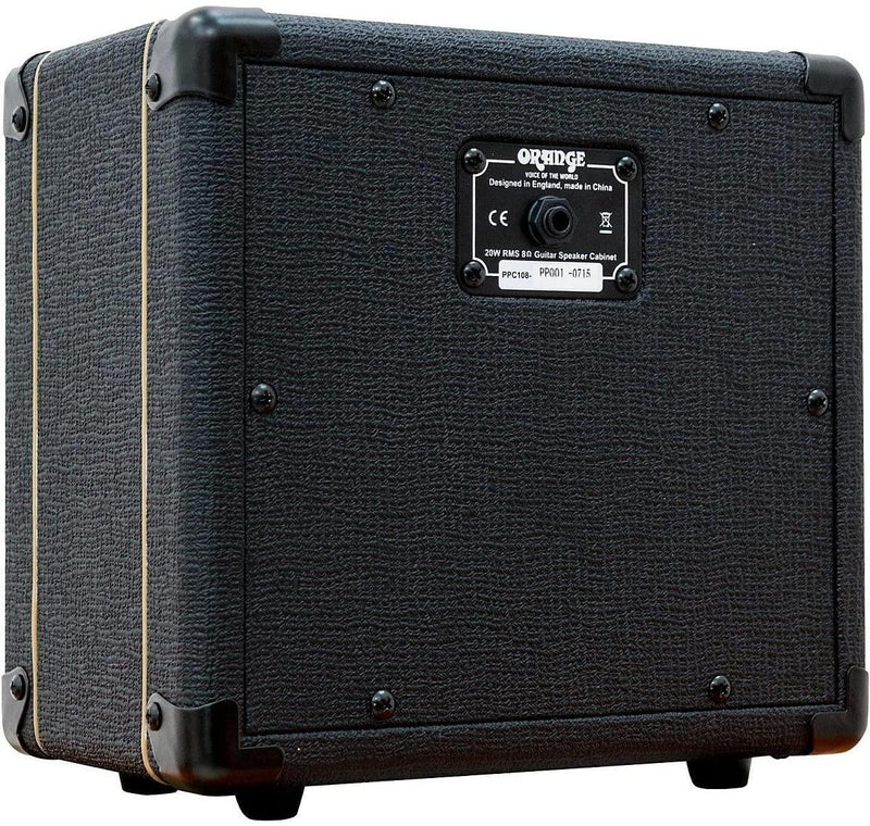 Orange PPC108 BK Amplificatore Cabinet per Chitarra 1x8" 20w, Nero.