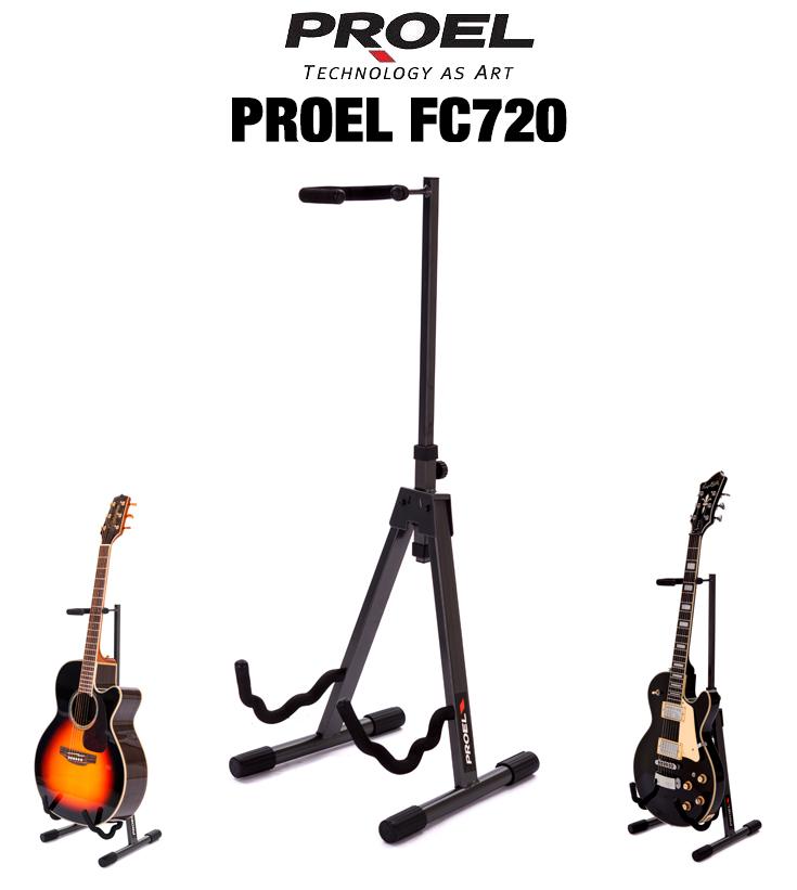 Proel FC720 Supporto universale basso chitarra elettrica, classica, acustica