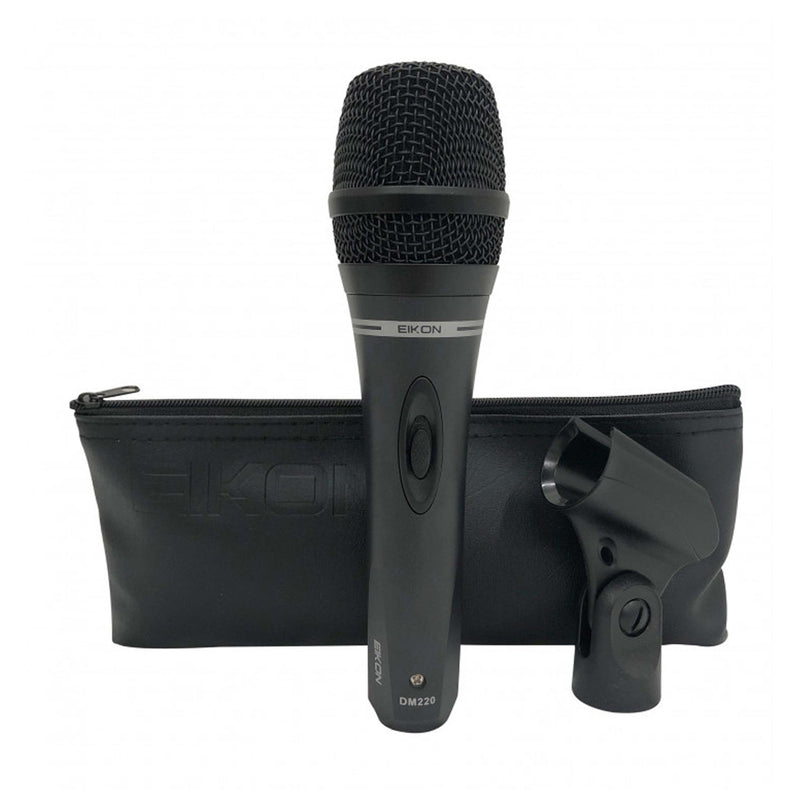 Proel EIKON DM220 microfono dinamico con interrutt. on/off x canto live karaoke
