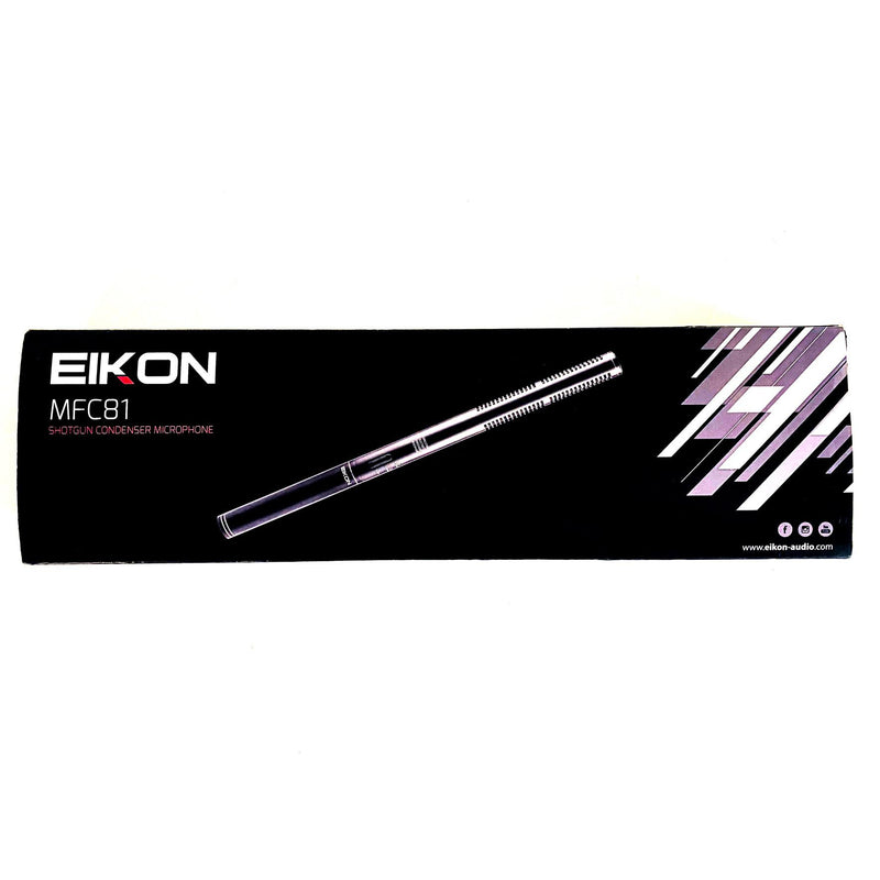 Proel EIKON MFC81 Microfono professionale a canna di fucile condensatore, Nero